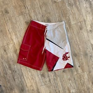 Washington State Cougars mens swimsuit